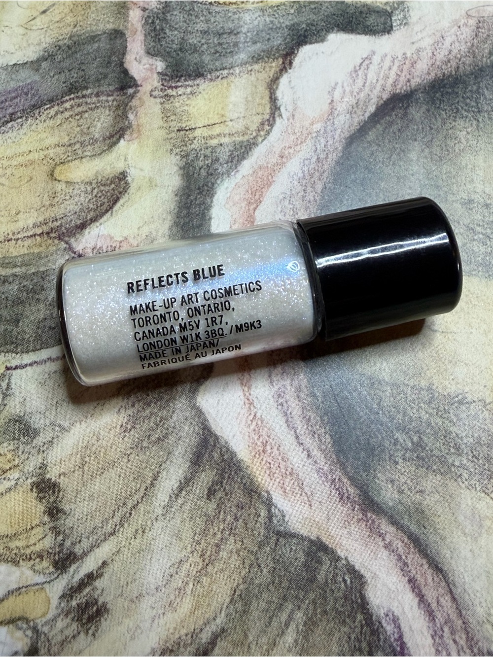 MAC COSMETICS NEW REFLECTS BLUE Glitter Loose Powder VIAL Mini NEW RARE!